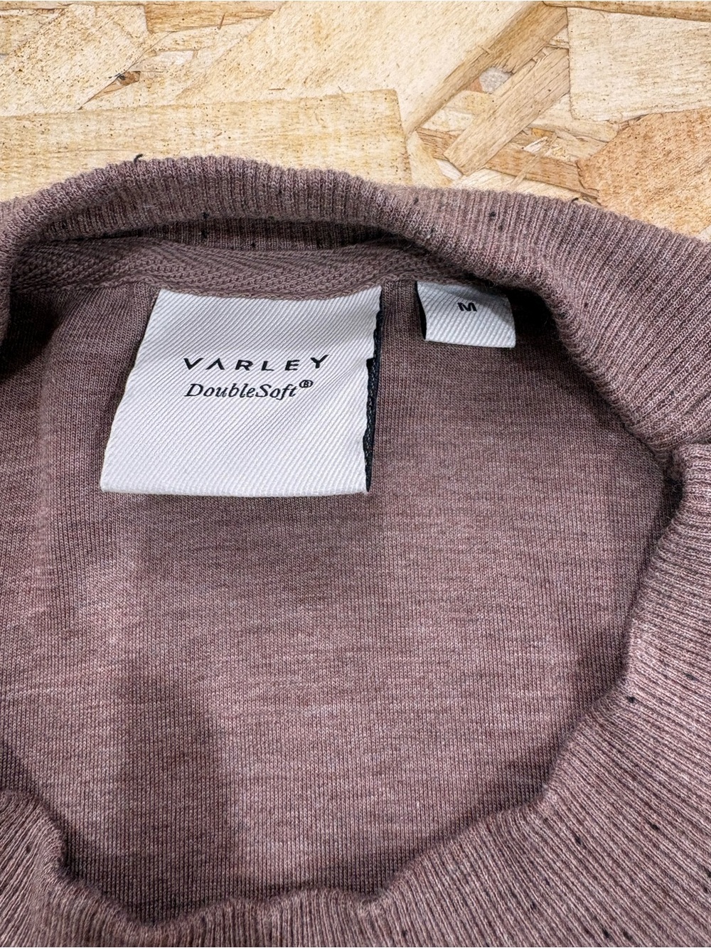 Varley - Nicole Boyfriend Sweater - Deep Taupe Marl Fleck Medium - Picture 5 of 6